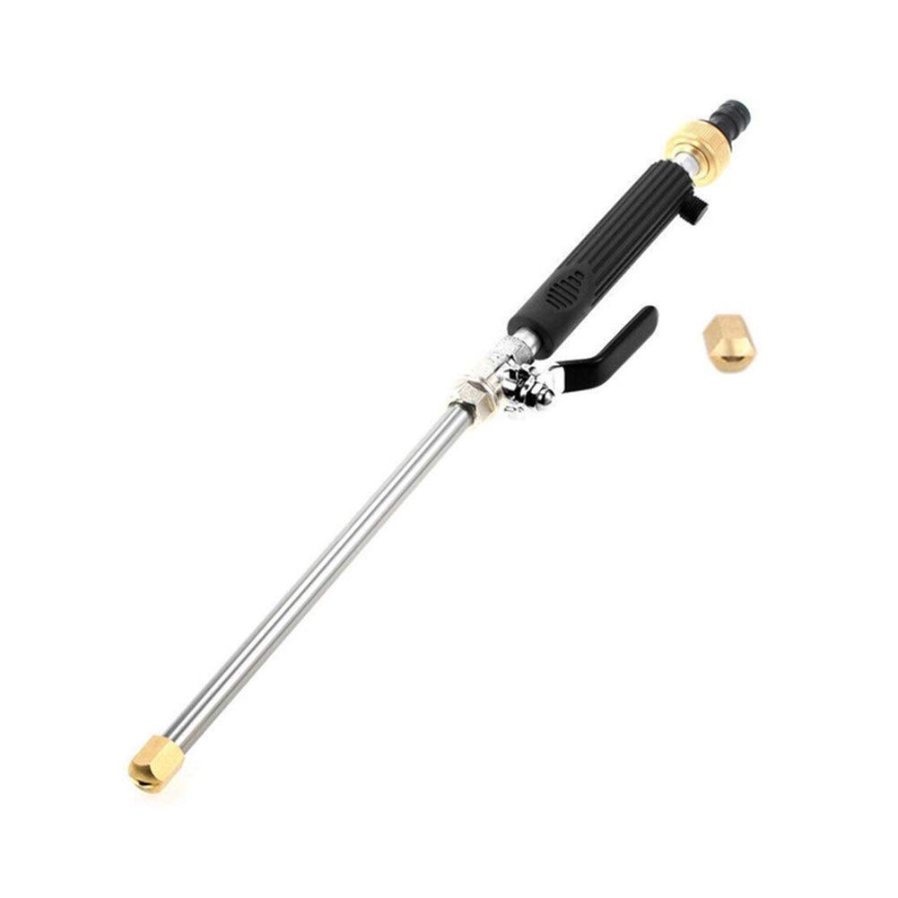 Herramienta de limpieza exterior para manguera con boquilla regulable 1