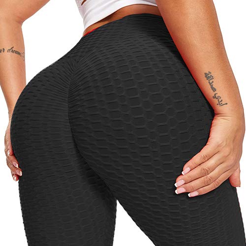 JGS1996 High Waist Capri Leggings for Women Butt Lift Workout Yoga Pants Booty Workout Running Tummy Control Tights