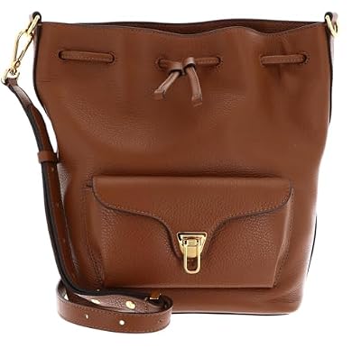 Coccinelle Pelle borsa a tracolla Beat Generatio Bucket Bag Cognac marrone