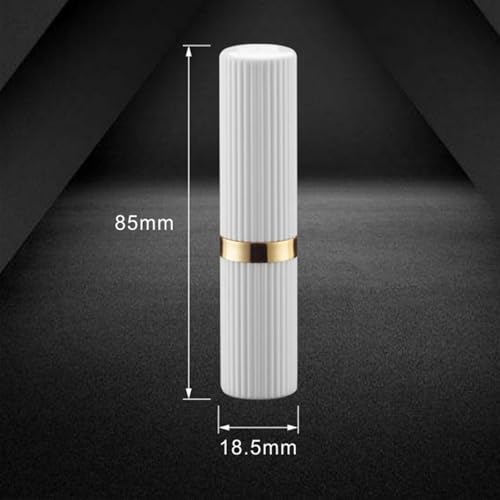 Encendedor Recargable en Forma de Lápiz Labial Blanco miniatura 6
