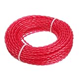 15 m Nylon-Trimmerfaden für Freischneider, 3 mm Durchmesser, Gartengrasschnur, kompatibel mit den meisten Essern