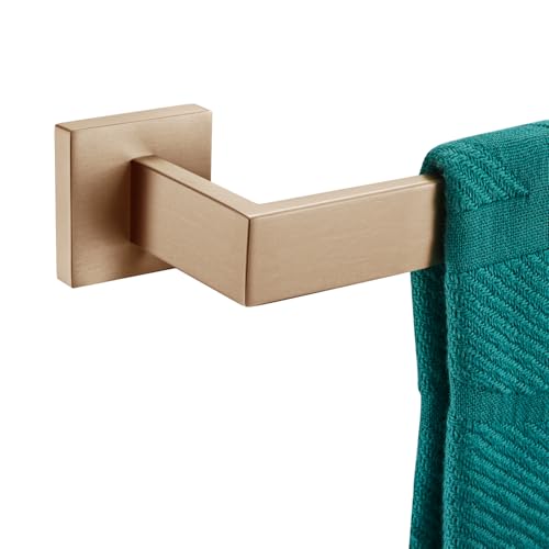 Image of KOKOSIRI 36-Inch Towel Bars for Bathroom Kitchen Towels Holder Wall Mount SUS304 Stainless Steel Towel Rack, Champagne Bronze B4003CPG-L36