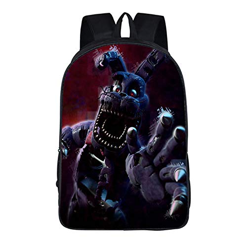 Five Nights at Freddy Mochila Casual de Lona Popular Escolar Informal Bolsa de Viaje