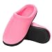 Phichy Memory Foam Slippers for Women, Arch Support House Shoes with Anti-Skid Sole Durable for Indoor/Outdoor Pink