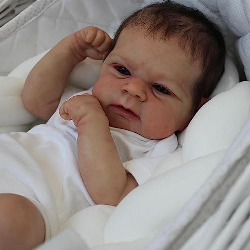 Anano Reborn Baby Dolls Boy, 17 in Realistic Baby Doll Boy Lifelike Babys Doll Newborn Babies, Real Life Babys Reborn Dolls Floppy with Accessories by Anano - Used condition - Image 3