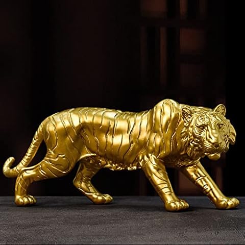 16.5 Inch Large Tiger Statue Figurine Sculpture Collectible Gifts for Tiger Lover Office Home Decor Desk Accessories Decoration Garden Figurines Outdoor Decor Cover