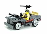 Battle Brick WW2 Willys Jeep Custom Set