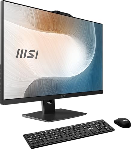 Modern AM272P 12M-865IT AIO PC - 27" IPS, Windows 11 Home, 1920x1080 (FHD), Intel Core i5-1235U, Intel Iris Xe- Memoria 8GB(8GB*1) DDR4 SDRAM, SSD 512GB - Kensington, Webcam integrata - Nero - Scheda video - Immagine 1