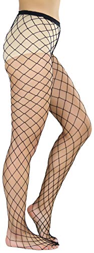 Image of ToBeInStyle Women's Sexy Diamond Shaped Fishnet Pantyhose