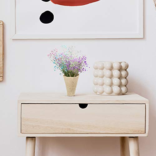 Midi Ribbon 2 Inch Burlap Ribbon Fabric Craft Ribbon On Spool 10 Yards, Natural #TOP7