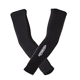 4ucycling Unisex Compression Fit Athletic Thermal Arm Sleeves Fleece Arm Warmers