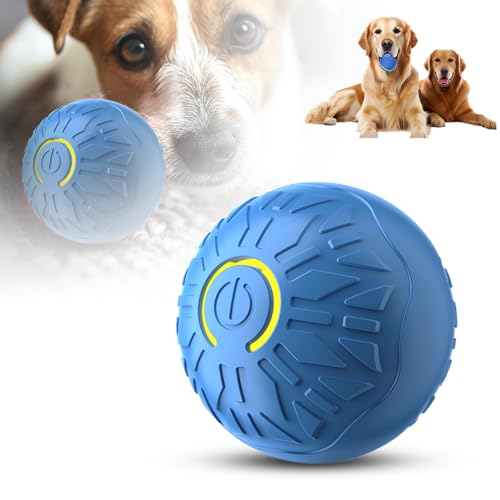 Interactive Dog Toys Ball, 2025 New Smart Electronic Moving Ball ...