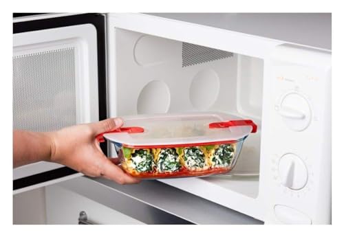 Pyrex Cook & Heat Rectangular Dish with Lid - 280x200mm 2.6Ltr - Image 2