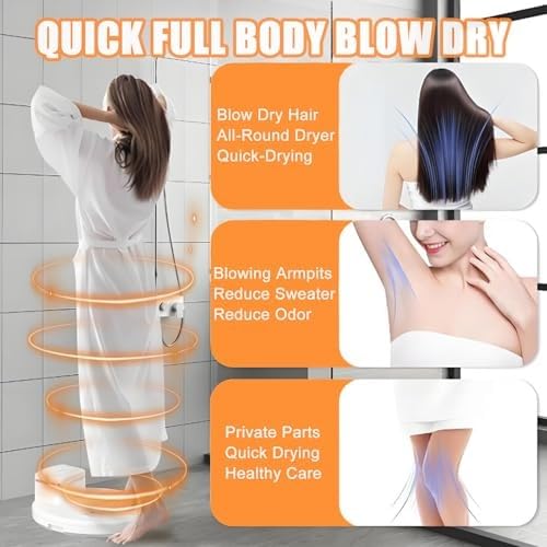 Secadora de cuerpo potente de 2500W para secado corporal post ducha 3