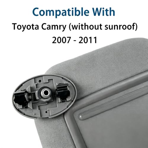 2PCS-Gray Sunvisor fits 07-11 Toyota Camry and Hybrid Without Sunroof by VeloLink - Used condition - Image 2