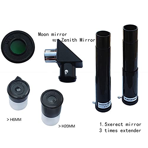 Telescopio Refractor 70mm para niños y adultos con trípode miniatura 4