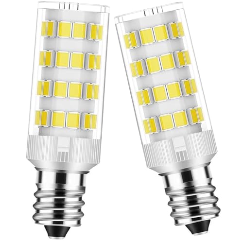 WE05X20431 WE4M305 4W E12 LED Bulb 110-130V Dryer Drum Light Bulb Replacement Part Compatible with Hotpoint GE Dryers Daylight White 6000K 2pack (Daylight White)