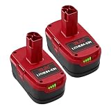 【New Model 8.0Ah Replacement for Craftsman 19.2 Volt Battery】 Lithium ion C3 Compatiable with 19.2V DieHard 130279005 11375 11376 120235021 1323517 315.113753 1323903 130211004 11045 315.115410 2Packs