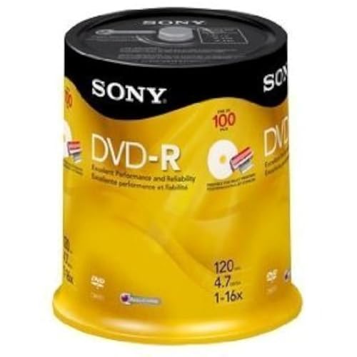 DVD-R 4,7 Go Sony imprimables pour archiver vos vidéos de famille