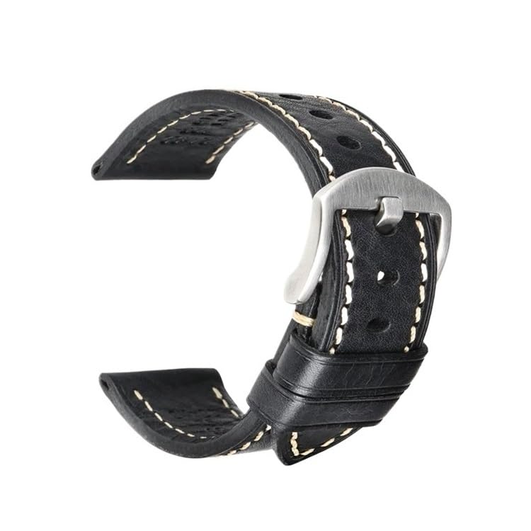 Bracelet de montre en cuir de vache véritable de haute qualité