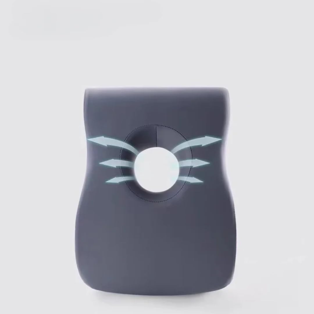 Cuscino da viaggio in memory foam, cuscino di supporto cervicale per riposo e sonno in ufficio, design ortopedico per studenti e viaggiatori