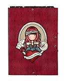 SANTORO Carpeta Folio con 3 Solapas de Gorjuss Mary Rose, 260x365mm