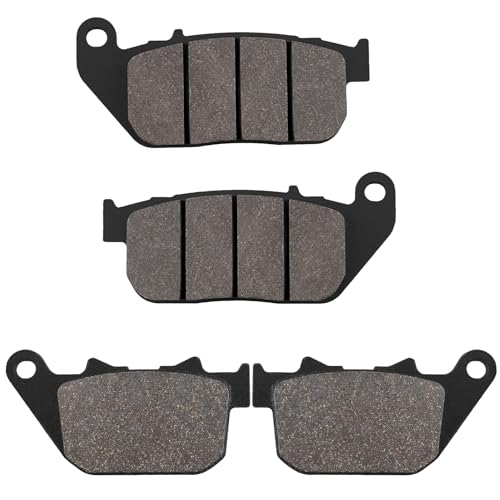 Sportster 883 Brake pads Front and Rear for XL1200C Sportster Custom/ XL1200L Sportster Low/ XL883C Sportster Custom/XL 883 Low/ XL883 Sportster Standard/XL 50
