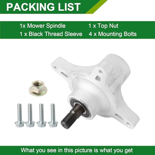 117-7268 117-7439 117-7267 117-0751 117-7439 121-0751 139-3214 285-923 Spindle Assembly Fit Toro TimeCutter Exmark 42" 50" Deck 4200 4216 4235 4260 5000 5060 SS5000 SS4225 SS4200 SS4235 1 Pack by JSXDNWYJ - Image 6