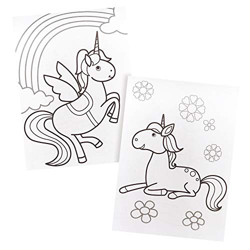 Unicórnios Mágicos - Livro-Pad de Colorir Verde