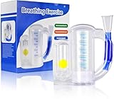 Incentive Spirometer,Adult Lung Trainer,Breathing Trainer - 5000ML Inhale Volume Measurement, Equipped with...