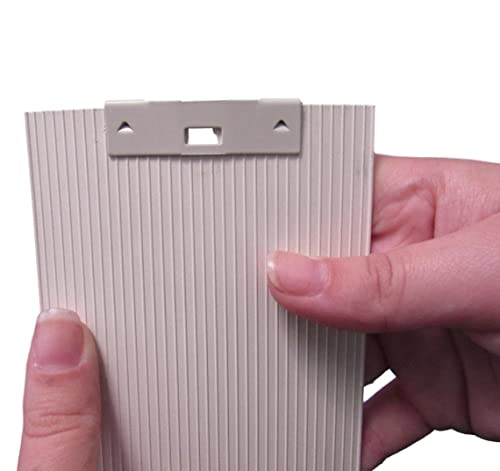 Gma Group Vertical Blind Repair Clips With Curved Vane Saver For Window Blinds, Fixes Broken Tabs And Window Blinds Replacement Slats (Silver(Zinc), 20 Pack) #TOP4