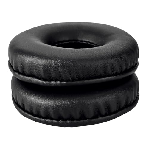 Repuesto de almohadillas para auriculares Sony MDR-V150 ZX300 V300 V250 V100 V200 V400 por MMOBIEL - Almohadillas de espuma de proteína PU - Repuestos - Negro miniatura 2