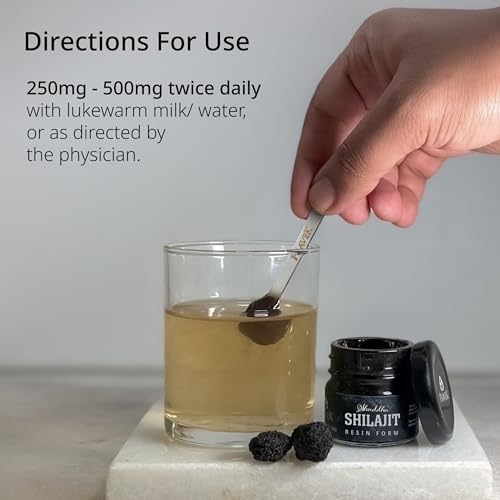 Image of Pravek Shuddha Shilajit /Shilajeet Resin Form 20g | 250mg - 500 mg per Serving | Boosts Strength, Stamina & Muscle Growth | Lab Tested | Highly Purified with 70% Fulvic Acid | Shilajit for Men & Women