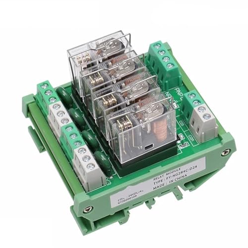 Módulo de relé de 4 canales NG2R de 12V AC DC y control SPDT 1NO 1NC 1