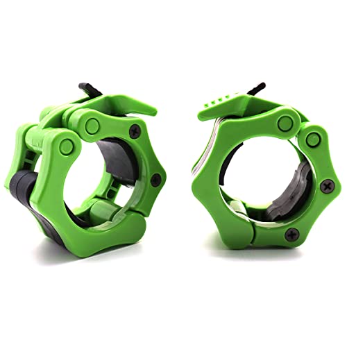 Tioamy Barbell Clamps Olympic Spinlock Collars Dumbbell Clips Weight Lifting Bar Lock Quick Release Professional Barbell Buckle 1 Pair for Gym Exercise Fitness Body Building 50 mm - Image 4