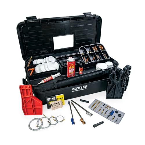 Otis Sportsman's Range Box Universal Gun Cleaning Kit, Compact Portable Design, Includes B.O.N.E. Tool, Made in USA (FG-4016-999)