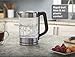 1790 Electric Water Kettle 1.8 Liter - (0.5 Gallon) Cordless, Stainless Steel Finish, Glass Exterior - The Perfect Glass Electric Tea Kettle & Water Boiler