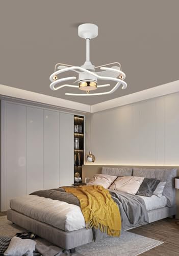Ventilador de techo con luz LED para dormir fresco y sin ruidos molestos 4