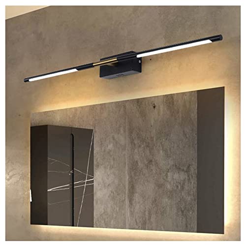 Applique LED miroir noir 60 cm pour salle de bain étanche