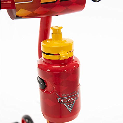 Huffy Disney Pixar Cars Preschool Scooter With Lights, Bell & A Water Bottle, Superhero Red, Pixar Cars With Lights & Water Bottle #TOP2