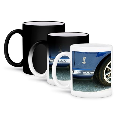 3dRose Mustang Lovers Dream Car Magic Transforming Mug, 11-Ounce