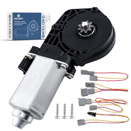 KELOKE Power Window Motor Compatible with Ford E-150/250/350 1981-90, F-150/250/350 81-96, Aerostar 1986-89, Bronco 1981-96, Country Squire 1965-91, Custom 1965-72, Replace# 742-251 E3AZ5423394A
