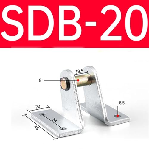 Soporte de montaje neumático SDB-20 para cilindros de aire tipo MAL y MA estándar 2