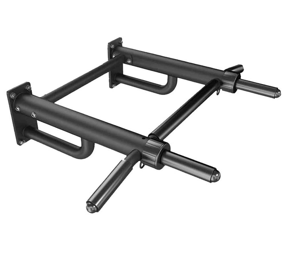 HTTGDGDH Multifunctional Wall Mounte Pull Up Bar, Wall Mounted Pull Up Bar For Indoor And Outdoor Use, Maximum Weight 440 Lbs, Very Suitable For Fitness Men And Women,Black
