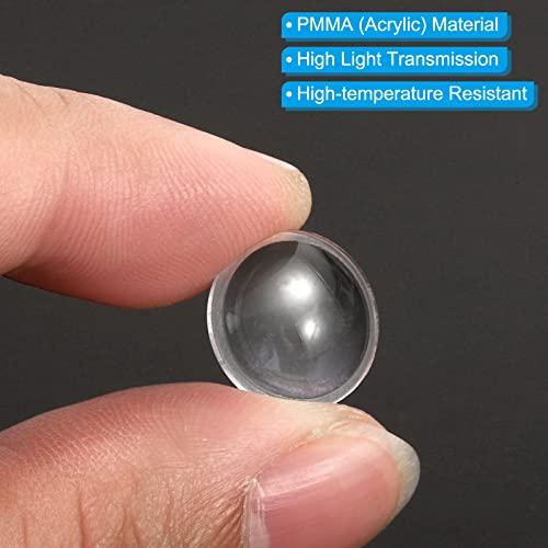 PATIKIL Diameter 14mm Height 4mm Flat Convex Lens - Image 4
