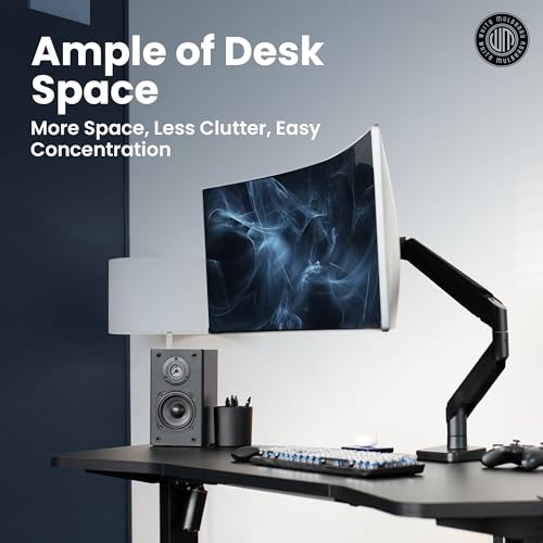 White Mulberry |DIY| Economical Gas Spring Monitor Arm | Desk Mounted Monitor Stand for 15-32 Inch Monitors |9Kg Screen Capacity|VESA... - Image 5