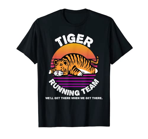 Funny Tiger Running Team Sweater Kids Men Women Gift Camiseta