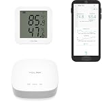 YoLink Indoor Thermometer Hygrometer Data Logger Kit: 1-Pack + Hub