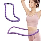【新登場 & ソフト全包み腰保護!】フラフープ ベリーフィットネス ダイエット 肉を挟まず服に引っかからず 折りたたみ式ポータブル 青あざ防止 脂肪燃焼・シェイプアップ・全身トレーニング 筋トレ 静音式 1.5KG 周長 190cm 自宅・ジム・オフィス用 男女兼用 オフィスワーカー・産後鍛錬用(発汗ベルト付き オプション可)