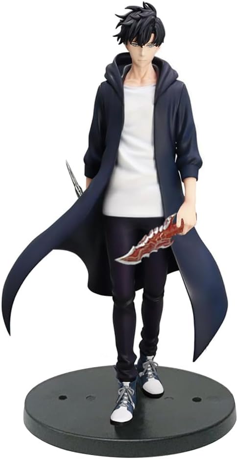 2pcs Sung Jin Woo and Igris Figure Standing Pose Anime Figures Statue Igris Figura de Sung Jin Woo Figurine Collectibles